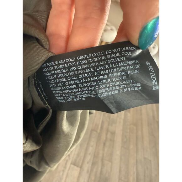 Theory Halter-neck Jumpsuit in Willow Olive Green Size 2 $395 retail - Picture 10 of 11